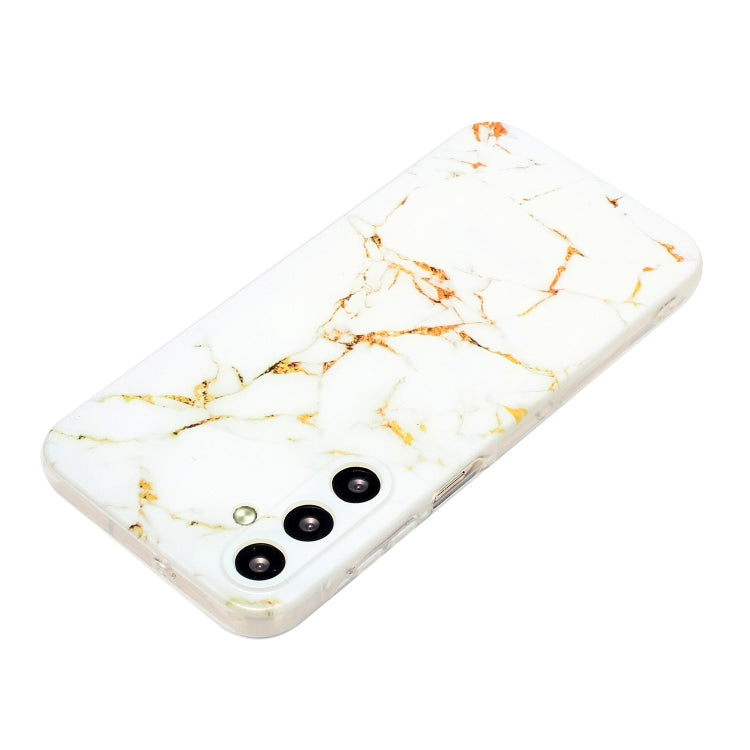 For Samsung Galaxy S24 5G IMD Marble Pattern TPU Phone Case(White) - HoMEdemic™ 