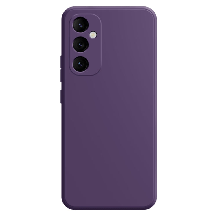 For Samsung Galaxy S24 5G Imitation Liquid Silicone Phone Case(Dark Purple) - HoMEdemic™ 