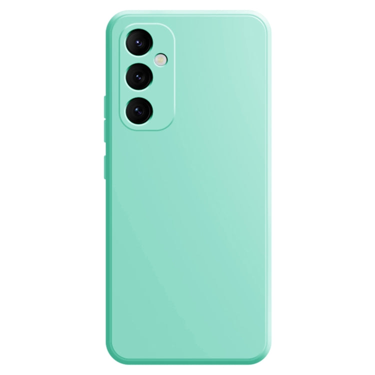 For Samsung Galaxy S24 5G Imitation Liquid Silicone Phone Case(Light Cyan) - HoMEdemic™ 