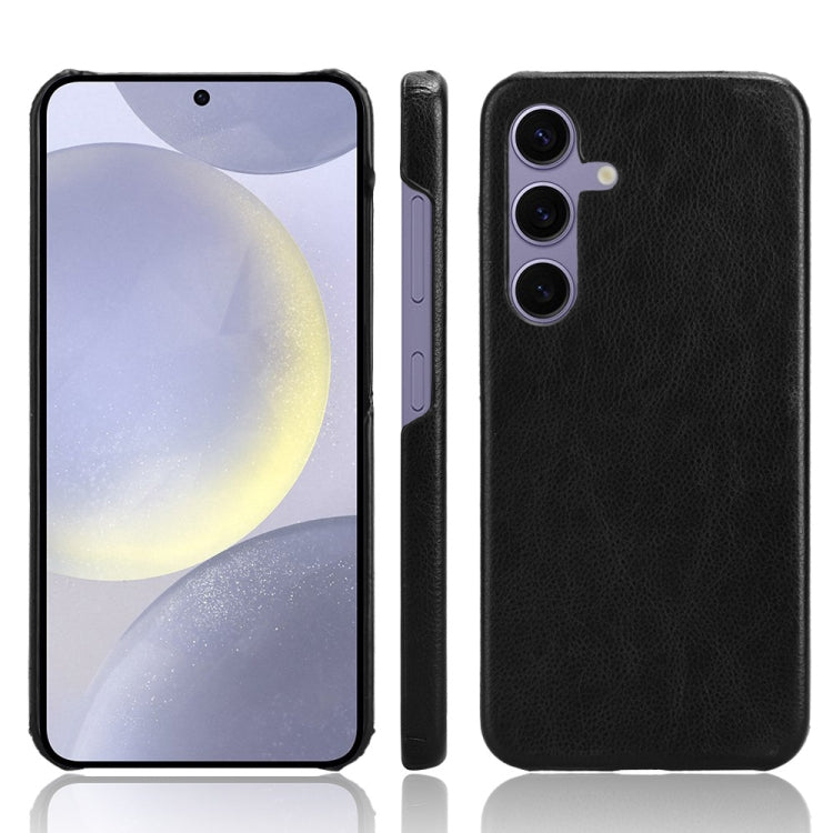 For Samsung Galaxy S24 5G Litchi Texture Back Cover Phone Case(Black) - HoMEdemic™ 