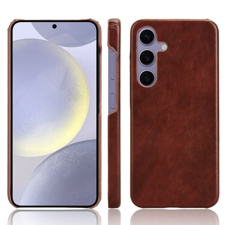 For Samsung Galaxy S24 5G Litchi Texture Back Cover Phone Case(Brown) - HoMEdemic™ 