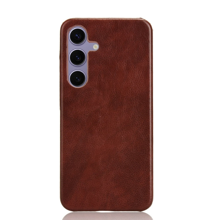 For Samsung Galaxy S24 5G Litchi Texture Back Cover Phone Case(Brown) - HoMEdemic™ 