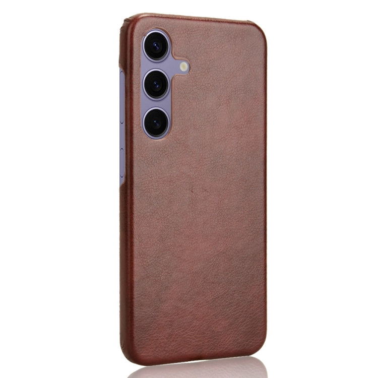 For Samsung Galaxy S24 5G Litchi Texture Back Cover Phone Case(Brown) - HoMEdemic™ 