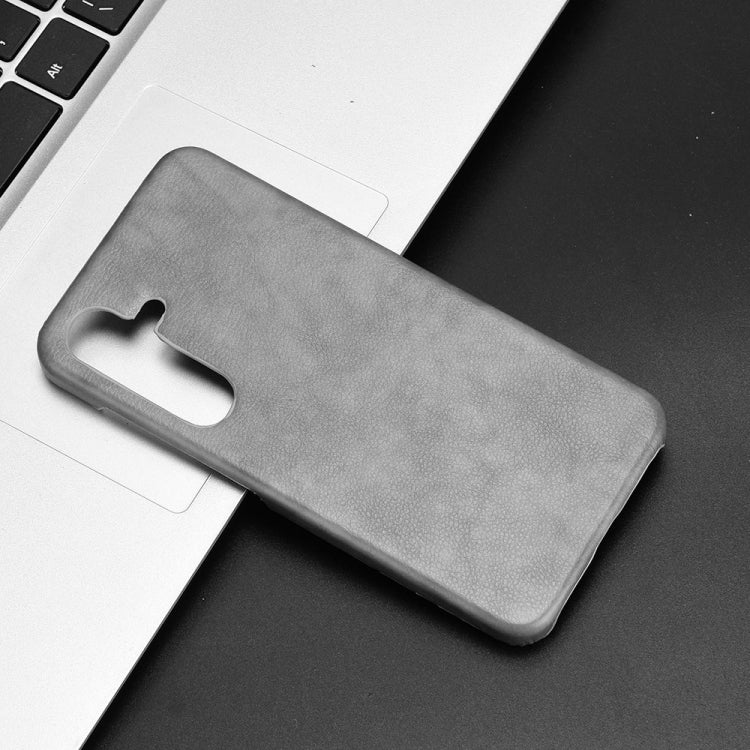 For Samsung Galaxy S24 5G Litchi Texture Back Cover Phone Case(Grey) - HoMEdemic™ 