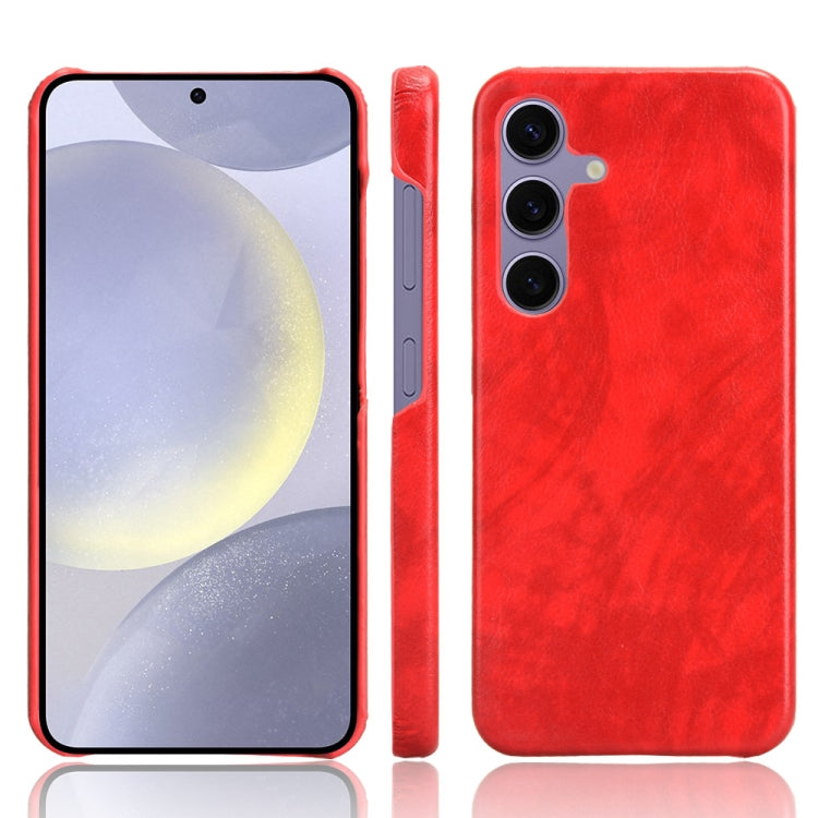 For Samsung Galaxy S24 5G Litchi Texture Back Cover Phone Case(Red) - HoMEdemic™ 