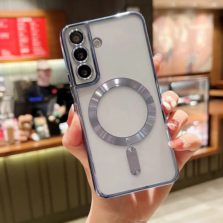 For Samsung Galaxy S24 5G MagSafe Electroplating TPU Phone Case(Sierra Blue) - HoMEdemic™ 