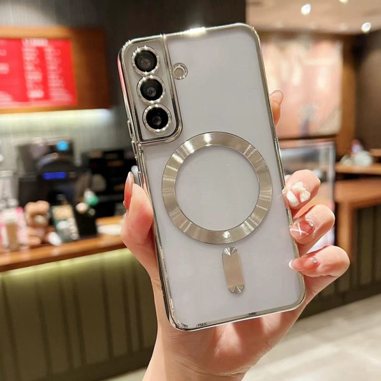 For Samsung Galaxy S24 5G MagSafe Electroplating TPU Phone Case(Silver) - HoMEdemic™ 