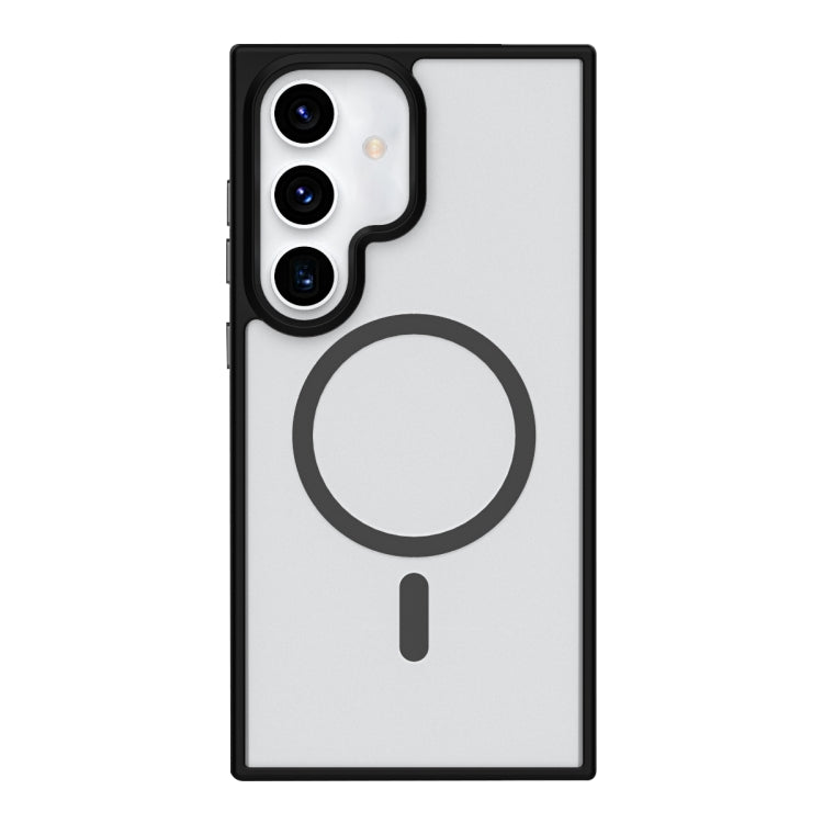 For Samsung Galaxy S24 5G Metal Button Skin Feel Matte MagSafe Shockproof Phone Case(Black) - HoMEdemic™ 