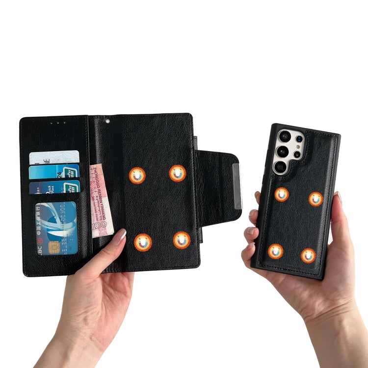 For Samsung Galaxy S24 5G Multifunctional 7-Card Wallet Leather Phone Case(Black) - HoMEdemic™ 