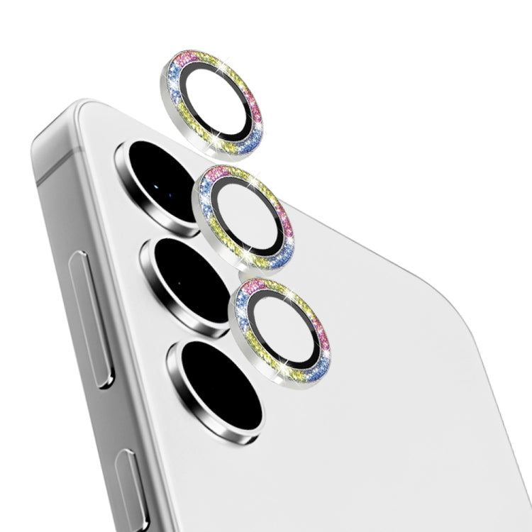 For Samsung Galaxy S24 5G NORTHJO Camera Lens Bling Glitter Metal Ring Tempered Glass Film(Colorful) - HoMEdemic™ 