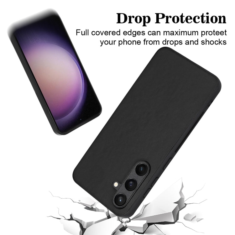 For Samsung Galaxy S24 5G R20 Leather Pattern Phone Single Case(Black) - HoMEdemic™ 