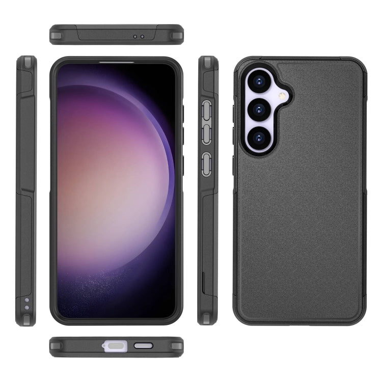 For Samsung Galaxy S24 5G RedPepper Armor PC Hybrid TPU Phone Case(Black) - HoMEdemic™ 