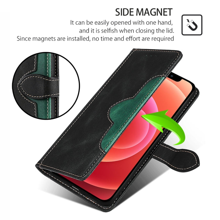For Samsung Galaxy S24 5G Skin Feel Magnetic Buckle Leather Phone Case(Black) - HoMEdemic™ 