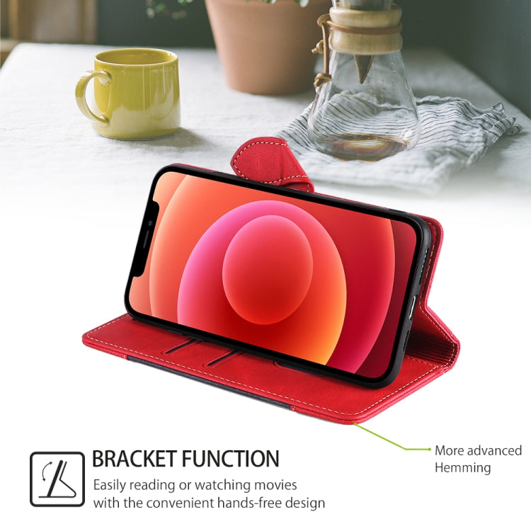 For Samsung Galaxy S24 5G Skin Feel Magnetic Buckle Leather Phone Case(Red) - HoMEdemic™ 