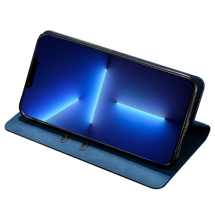 For Samsung Galaxy S24 5G Skin Feel Magnetic Leather Phone Case(Blue) - HoMEdemic™ 