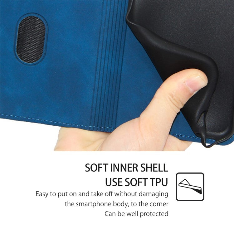 For Samsung Galaxy S24 5G Skin Feel Magnetic Leather Phone Case(Blue) - HoMEdemic™ 