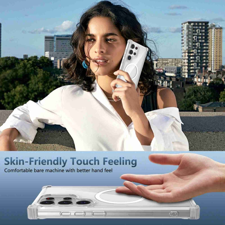 For Samsung Galaxy S24 5G Transparent MagSafe Magnetic Phone Case(Transparent) - HoMEdemic™ 