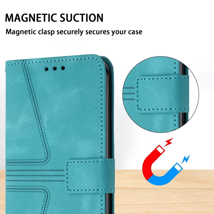 For Samsung Galaxy S24 5G Triangle Solid Color Leather Phone Case(Green) - HoMEdemic™ 
