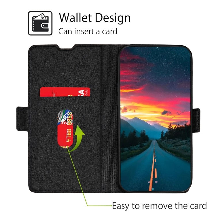 For Samsung Galaxy S24 5G Ultra-thin Voltage Side Buckle Horizontal Flip Leather Phone Case(Black) - HoMEdemic™ 