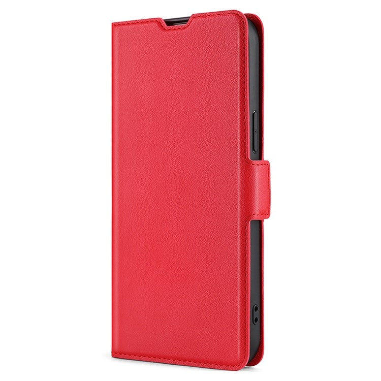For Samsung Galaxy S24 5G Ultra-thin Voltage Side Buckle Horizontal Flip Leather Phone Case(Red) - HoMEdemic™ 