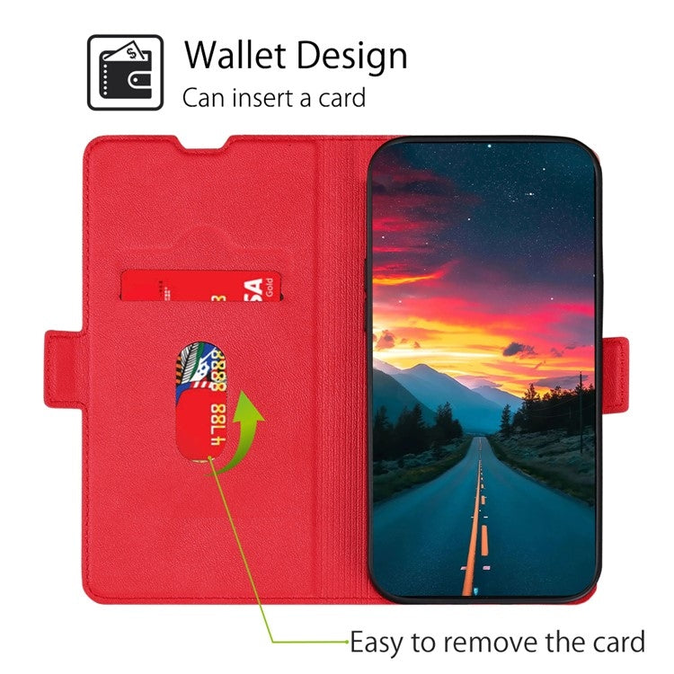 For Samsung Galaxy S24 5G Ultra-thin Voltage Side Buckle Horizontal Flip Leather Phone Case(Red) - HoMEdemic™ 