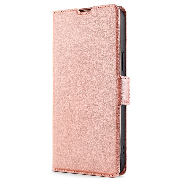 For Samsung Galaxy S24 5G Ultra-thin Voltage Side Buckle Horizontal Flip Leather Phone Case(Rose Gold) - HoMEdemic™ 