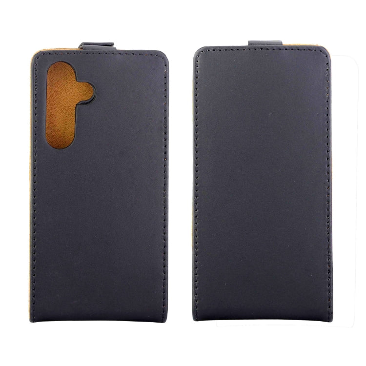 For Samsung Galaxy S24 5G Vertical Flip Leather Case with Card Slot(Black) - HoMEdemic™ 