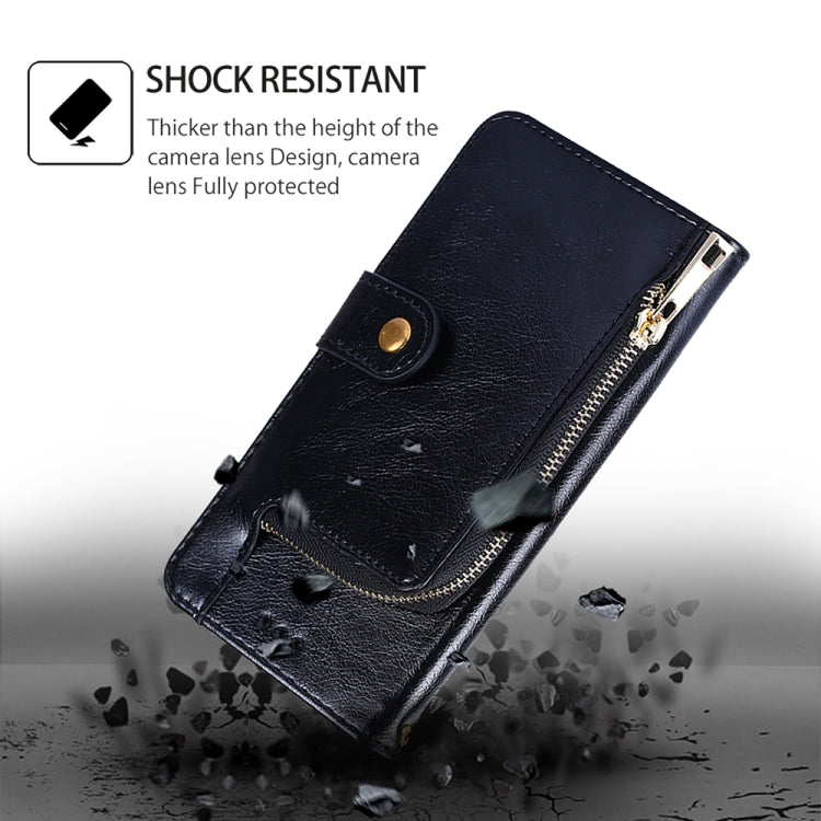 For Samsung Galaxy S24 5G Zipper Bag Leather Phone Case(Black) - HoMEdemic™ 