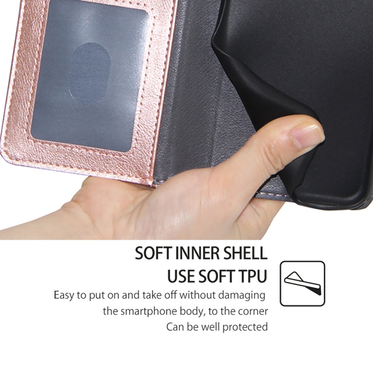 For Samsung Galaxy S24 5G Zipper Bag Leather Phone Case(Rose Gold) - HoMEdemic™ 