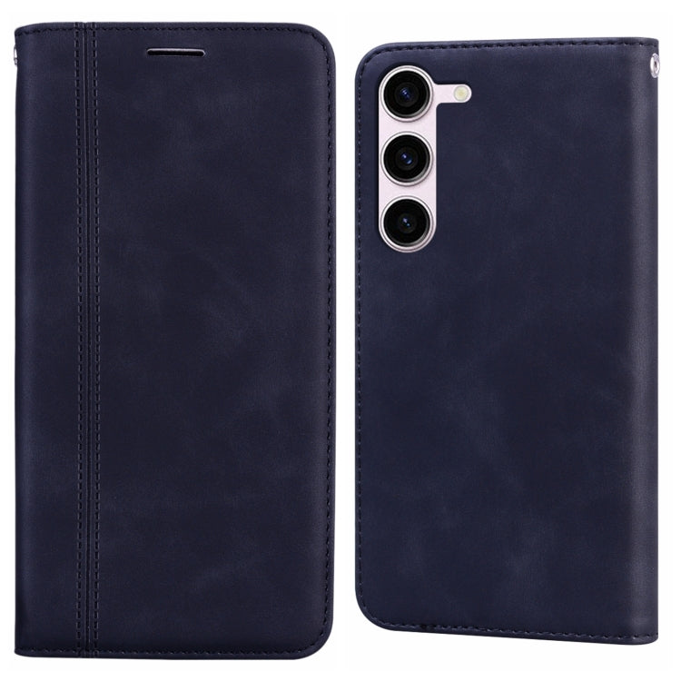 For Samsung Galaxy S24 Frosted Business Magnetic Horizontal Flip PU Phone Case(Black) - HoMEdemic™ 