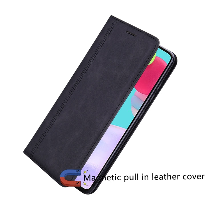 For Samsung Galaxy S24 Frosted Business Magnetic Horizontal Flip PU Phone Case(Black) - HoMEdemic™ 