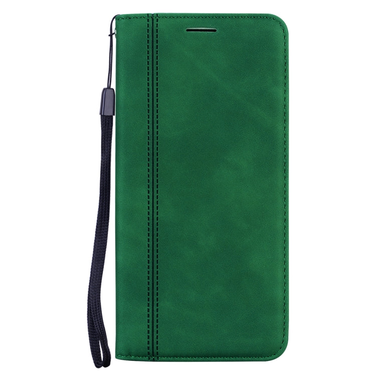For Samsung Galaxy S24 Frosted Business Magnetic Horizontal Flip PU Phone Case(Green) - HoMEdemic™ 