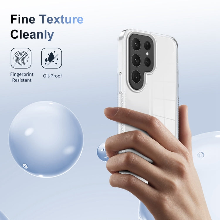 For Samsung Galaxy S24 Ultra 5G 2.5mm Anti-slip Clear Acrylic Hybrid TPU Phone Case(Transparent) - HoMEdemic™ 