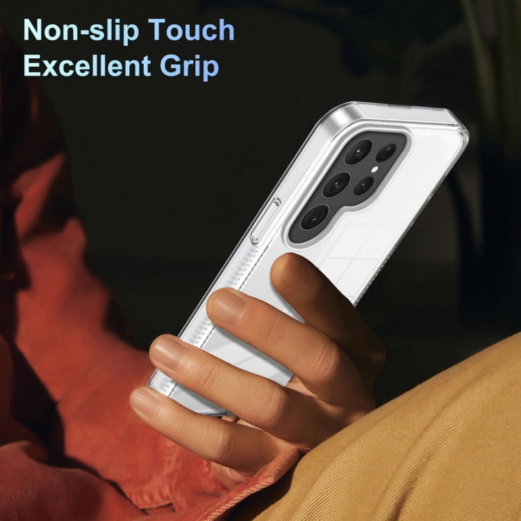 For Samsung Galaxy S24 Ultra 5G 2.5mm Anti-slip Clear Acrylic Hybrid TPU Phone Case(Transparent) - HoMEdemic™ 