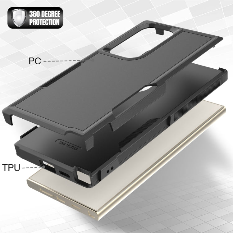 For Samsung Galaxy S24 Ultra 5G 2 in 1 PC + TPU Phone Case(Black) - HoMEdemic™ 