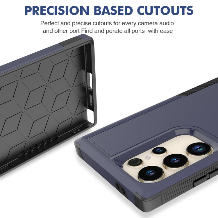 For Samsung Galaxy S24 Ultra 5G 2 in 1 PC + TPU Phone Case(Dark Blue) - HoMEdemic™ 
