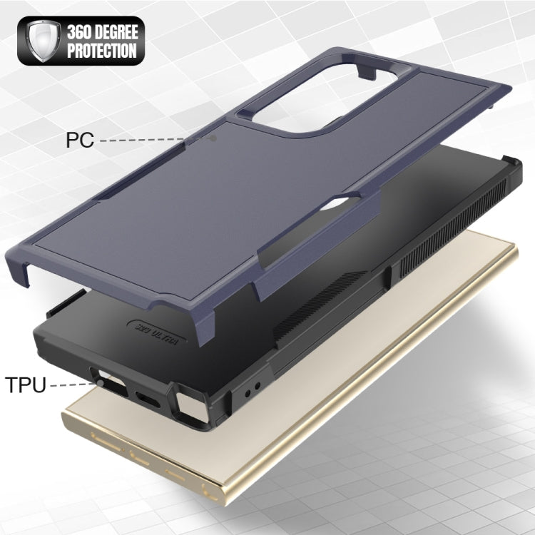 For Samsung Galaxy S24 Ultra 5G 2 in 1 PC + TPU Phone Case(Dark Blue) - HoMEdemic™ 