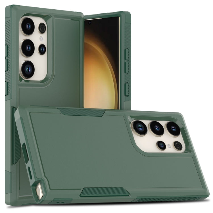 For Samsung Galaxy S24 Ultra 5G 2 in 1 PC + TPU Phone Case(Dark Green) - HoMEdemic™ 