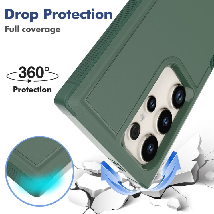 For Samsung Galaxy S24 Ultra 5G 2 in 1 PC + TPU Phone Case(Dark Green) - HoMEdemic™ 