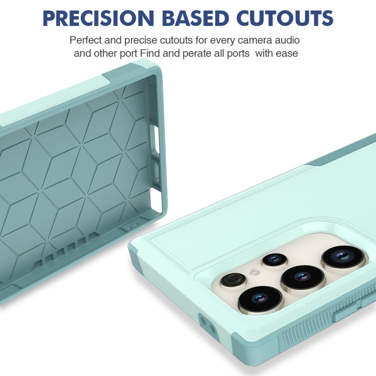 For Samsung Galaxy S24 Ultra 5G 2 in 1 PC + TPU Phone Case(Light Green) - HoMEdemic™ 