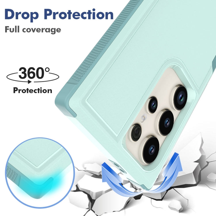 For Samsung Galaxy S24 Ultra 5G 2 in 1 PC + TPU Phone Case(Light Green) - HoMEdemic™ 