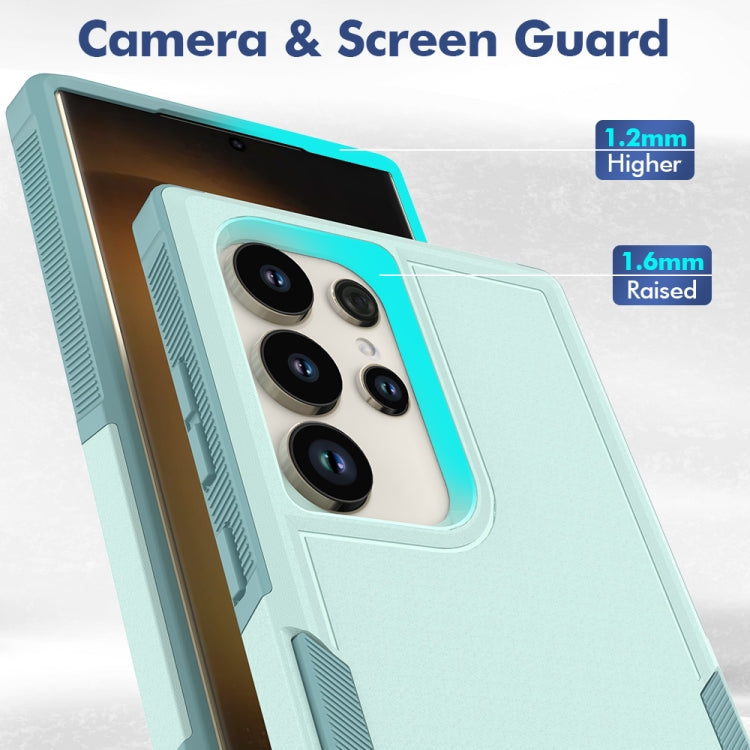 For Samsung Galaxy S24 Ultra 5G 2 in 1 PC + TPU Phone Case(Light Green) - HoMEdemic™ 