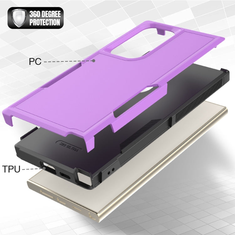 For Samsung Galaxy S24 Ultra 5G 2 in 1 PC + TPU Phone Case(Purple) - HoMEdemic™ 