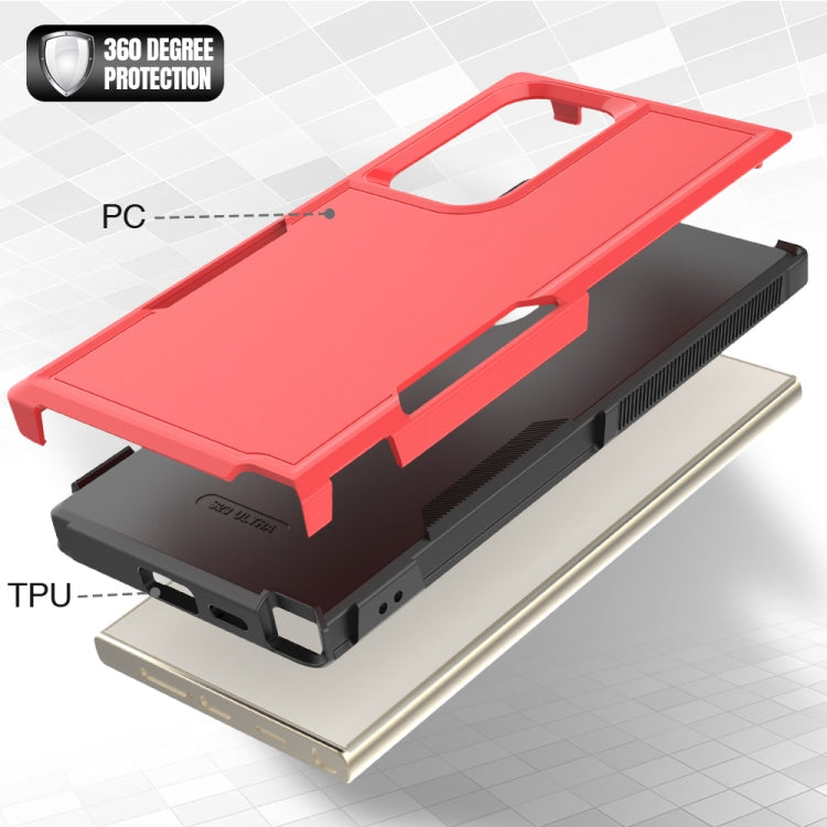 For Samsung Galaxy S24 Ultra 5G 2 in 1 PC + TPU Phone Case(Red) - HoMEdemic™ 
