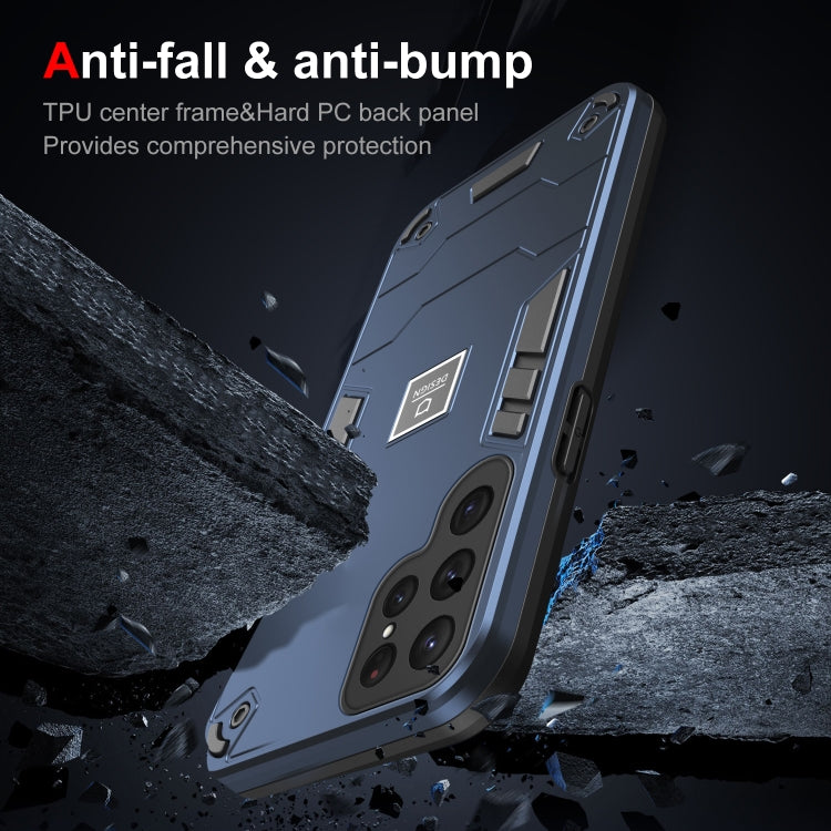 For Samsung Galaxy S24 Ultra 5G 2 in 1 Shockproof Phone Case(Blue) - HoMEdemic™ 