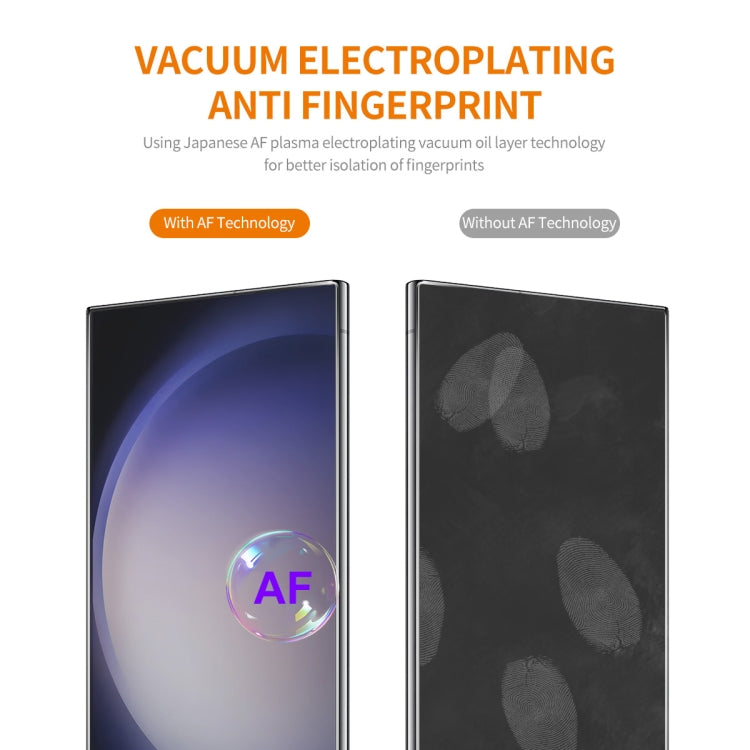 For Samsung Galaxy S24 Ultra 5G 2pcs ENKAY 0.18mm High Aluminum-silicon Tempered Glass Film, Support Ultrasonic Fingerprint Unclock - HoMEdemic™ 