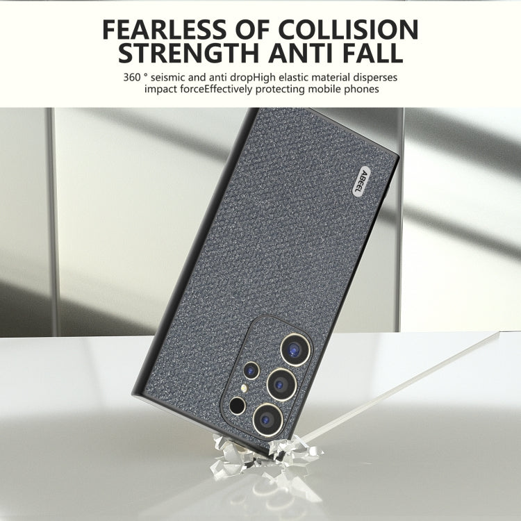 For Samsung Galaxy S24 Ultra 5G ABEEL Diamond Black Edge Phone Case(Jewel Black) - HoMEdemic™ 