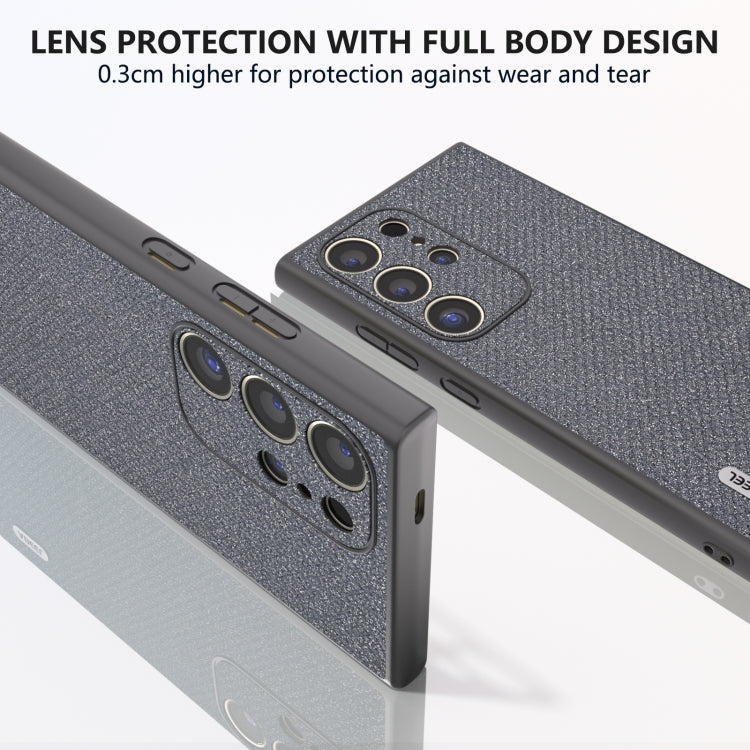 For Samsung Galaxy S24 Ultra 5G ABEEL Diamond Black Edge Phone Case(Jewel Black) - HoMEdemic™ 