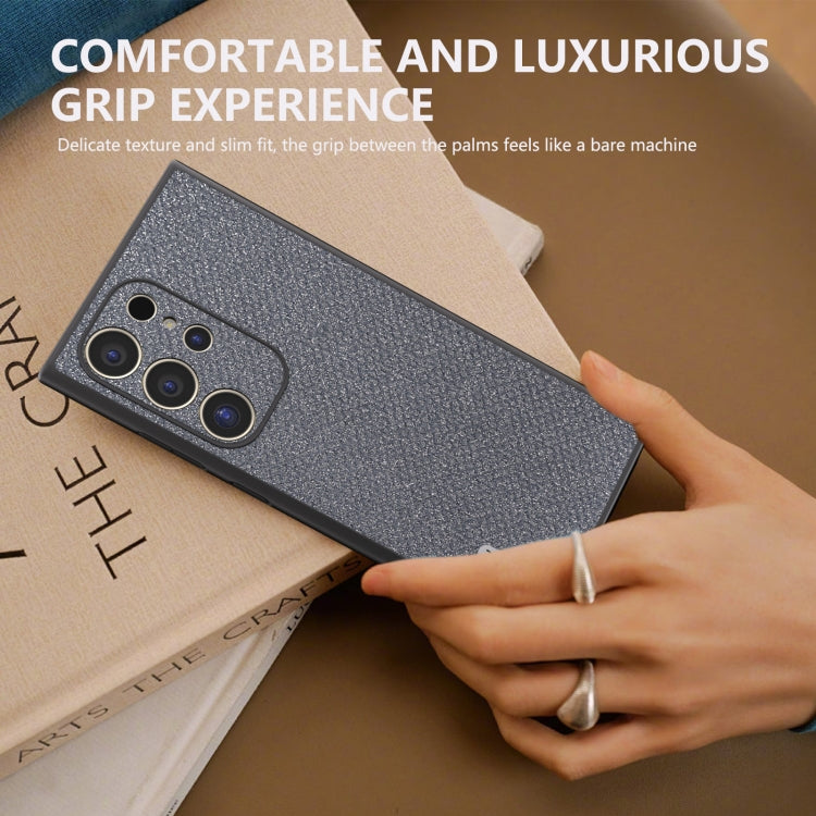 For Samsung Galaxy S24 Ultra 5G ABEEL Diamond Black Edge Phone Case(Jewel Black) - HoMEdemic™ 