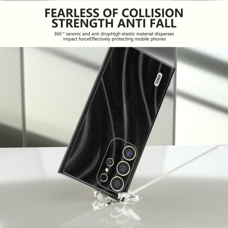 For Samsung Galaxy S24 Ultra 5G ABEEL Galactic Pattern Protective Phone Case(Black) - HoMEdemic™ 